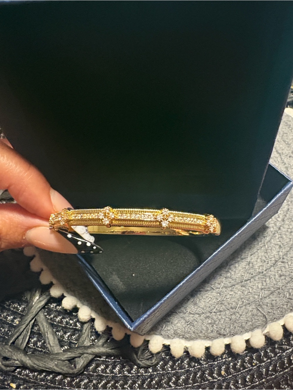 Gold Crystal Accent Women’s bracelet